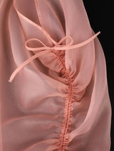 AOMEIDRESS Chic African Two Piece Set Elegant Ruffled Cape Pants