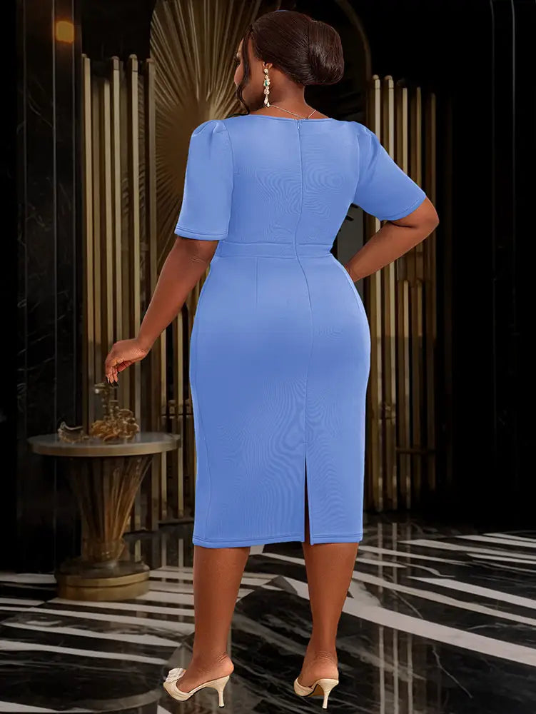 AOMEIDRESS Church Dresses for Woman 2025 3D Flower Formal Party Dress