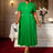 AOMEIDRESS Church Dresses for Woman 2025 Wedding Guest Dress Causal Green / S