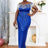Navy Blue Cocktail Dress for Ladies, Elegant and Formal sequin party dresses