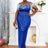 Navy Blue Cocktail Dress for Ladies, Elegant and Formal sequin party dresses