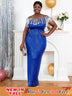 Navy Blue Cocktail Dress for Ladies, Elegant and Formal sequin party dresses