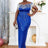 Navy Blue Cocktail Dress for Ladies, Elegant and Formal sequin party dresses