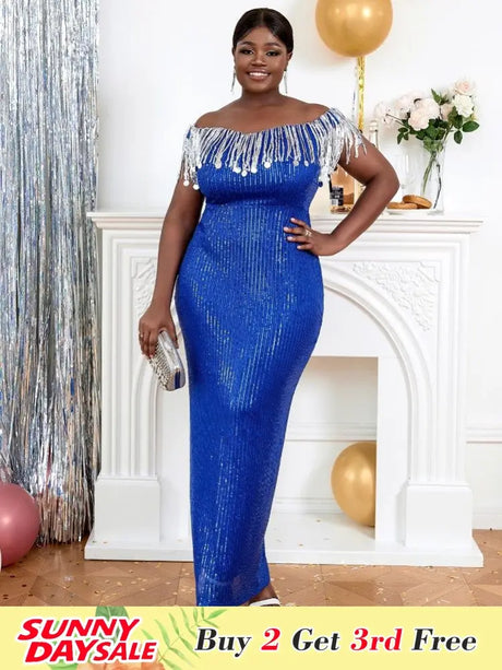 Navy Blue Cocktail Dress for Ladies, Elegant and Formal sequin party dresses