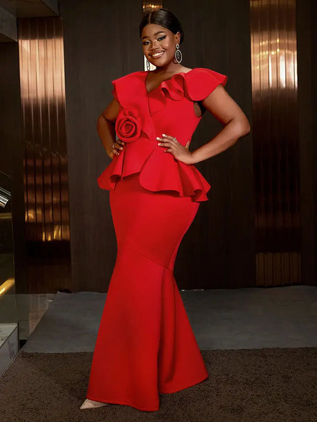 AOMEIDRESS Cocktail Dresses for Wedding Red Birthday Summer Outfits