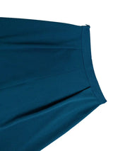 AOMEIDRESS Color Block Office Party Two Piece Set with Wide Leg Pants