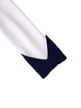 AOMEIDRESS Colorblock Bodycon Dress V Neck Long Sleeves Stylish Gowns