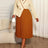 AOMEIDRESS Colorblock Pleated Dress Peplum Church Work Office Gowns