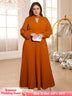Crew Neck cut out dresses for women