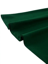 AOMEIDRESS Elegant A Line Dress Contrast Trim Church Causal Wear