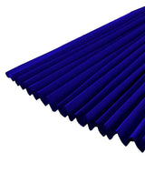 AOMEIDRESS Elegant A Line Dress Pleated Half High Collar Shawl sleeves