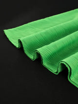 AOMEIDRESS Elegant A Line Dress Skew Collar Ruffle Sleeve Causal Wear