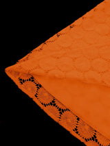 AOMEIDRESS Elegant A Line Lace Dress O Neck Short Sleeve Causal Wear