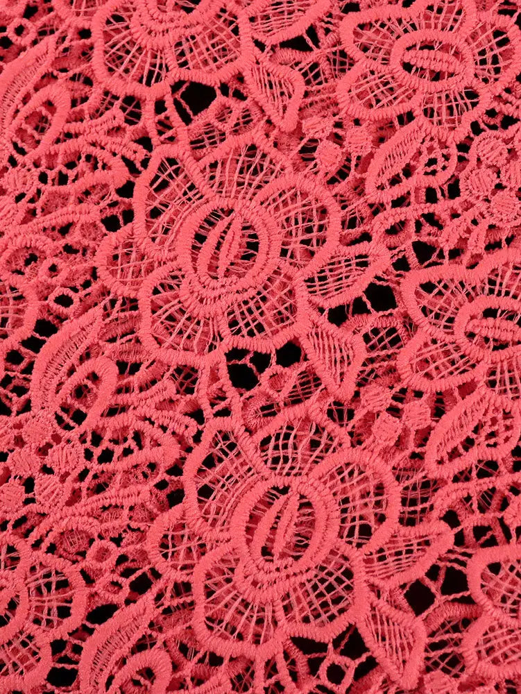 AOMEIDRESS Elegant A Line Midi Lace Dress for Party Church Waist Belt