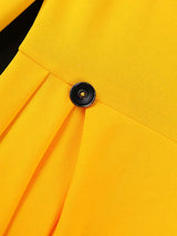 AOMEIDRESS Elegant A Line Pleated Dress Slash Neck Folds Party Gowns