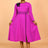 AOMEIDRESS Elegant A Line Pleated Dress with Applique for Party Church RO / S