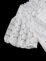 AOMEIDRESS Elegant African Wedding Guest Outfit White Bridal Gowns