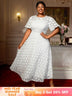 AOMEIDRESS Elegant African Wedding Guest Outfit White Bridal Gowns White / S
