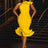 AOMEIDRESS Elegant Blue Dress for Women Occasional Wedding Guest Yellow / S