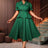 AOMEIDRESS Elegant Church Suits for Women First Lady Church Dresses DarkGreen / S