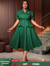 AOMEIDRESS Elegant Church Suits for Women First Lady Church Dresses DarkGreen / S