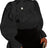 AOMEIDRESS Elegant Cotton Shirt Button 3D Flower Long Sleeves Church - Black / L