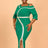AOMEIDRESS Elegant Dress Luxury Wedding Guest Elegant Party Dresses Green / S