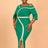AOMEIDRESS Elegant Dress Luxury Wedding Guest Elegant Party Dresses Green / S