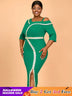 AOMEIDRESS Elegant Dress Luxury Wedding Guest Elegant Party Dresses Green / S