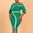 AOMEIDRESS Elegant Dress Luxury Wedding Guest Elegant Party Dresses Green / S