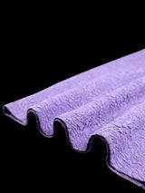 AOMEIDRESS Elegant Jacquard Cape Sleeve Dress with Feather Decoration