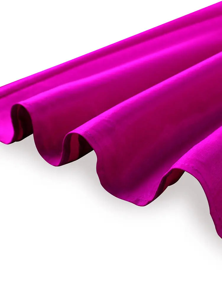 AOMEIDRESS Elegant Maxi A Line V Neck Dress With Bow For Wedding Guest