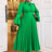 Women Elegant Pleated Long Evening Dresss 2024 New Autumn Winter Long Sleeve High Waist A Line Casual Party Dress Outfits
