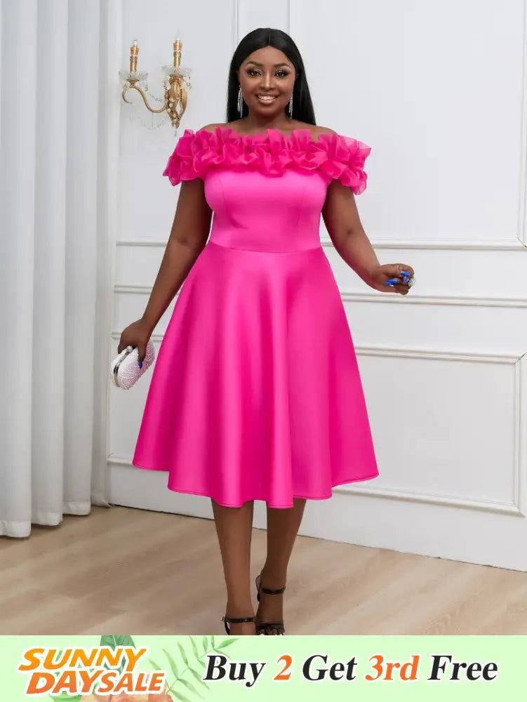 off shoulder sleeveless party dresses for women
