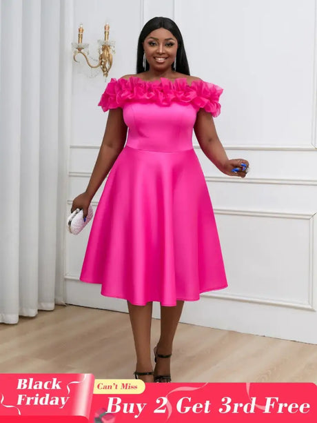 off shoulder sleeveless party dresses for women