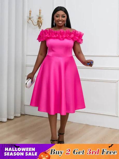 off shoulder sleeveless party dresses for women