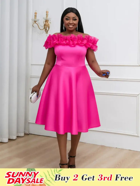 off shoulder sleeveless party dresses for women