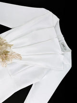 AOMEIDRESS Elegant Midi Embroidery Church Dress Long Sleeve O Neck