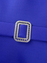 AOMEIDRESS Elegant Party Wedding Cape Dress with Beading Waist Belt