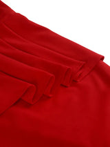 AOMEIDRESS Elegant Peplum Lace Dress with Beading for Church Office