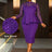 AOMEIDRESS Elegant Peplum Lace Dress with Long Sleeve for Party Church DP / S