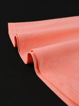 AOMEIDRESS Elegant Pink Maxi Mermaid Dress with 3D Flower for Wedding