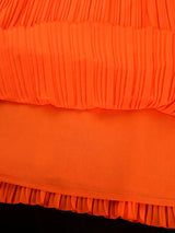 AOMEIDRESS Elegant Pleated Beaded Dress With Lace Up For Wedding Guest