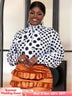 Formal Polka Dots Blouse for Ladies