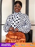 Formal Polka Dots Blouse for Ladies