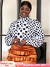 Formal Polka Dots Blouse for Ladies
