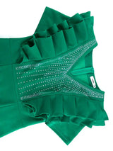 AOMEIDRESS Elegant Rhinestone Package Hip Slit Dress For Wedding Guest