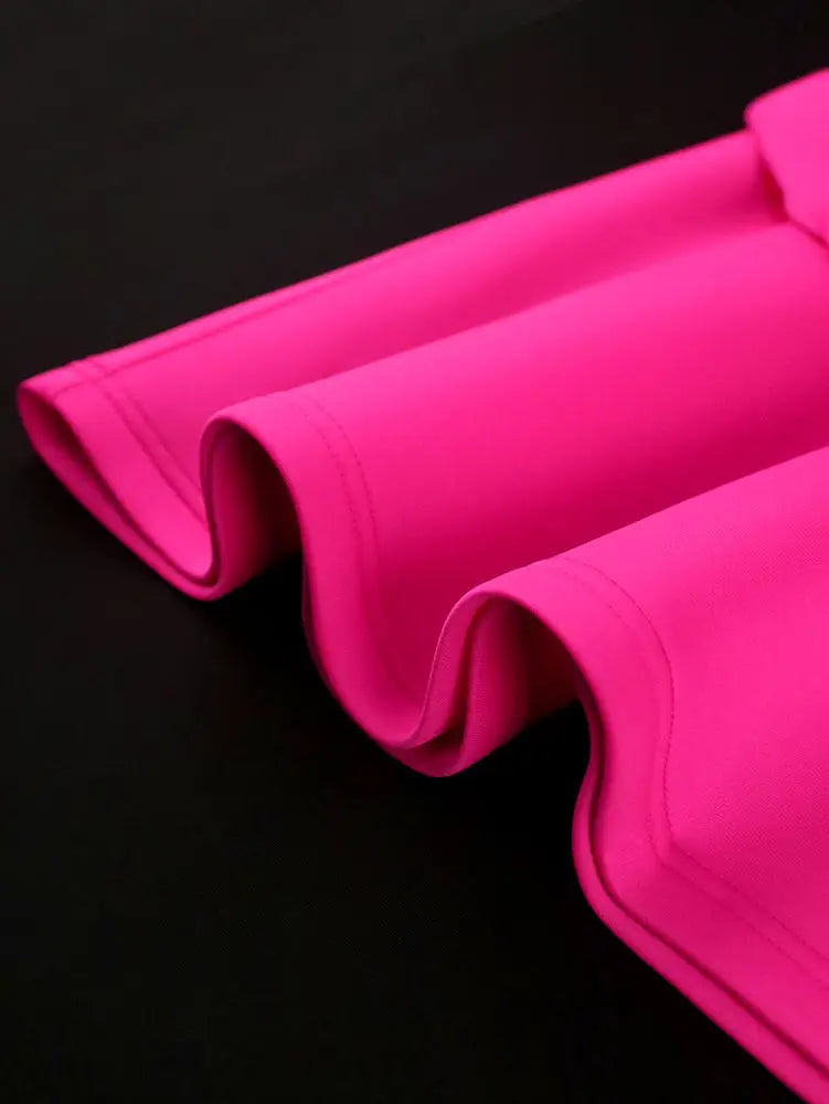 AOMEIDRESS Elegant Rose Mini A Line Dress For Wedding Guest 3D Flower