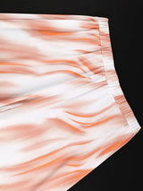 AOMEIDRESS Elegant Set Satin Puff Sleeve Top Wide Leg Pants for Party