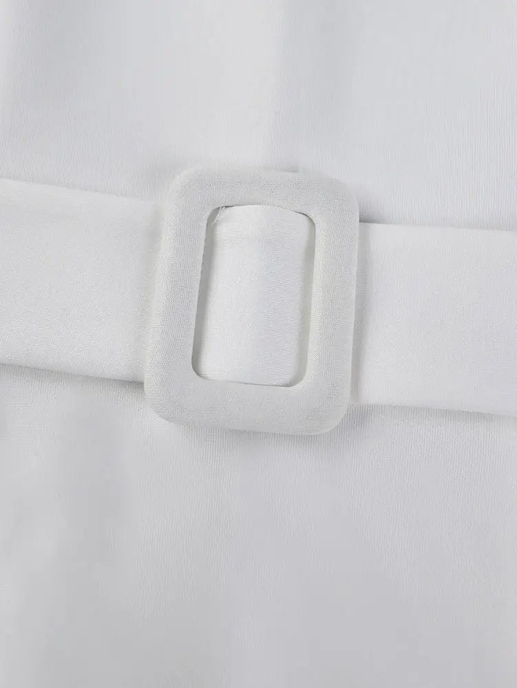 AOMEIDRESS Elegant Slash Neck Dresses For Women White Bridal Gowns